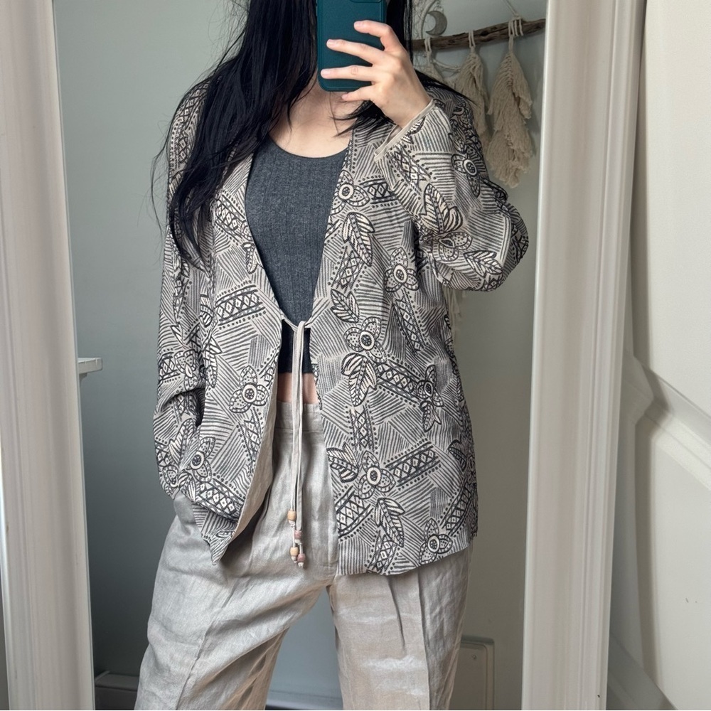 ✨ Boho Artisan Vintage Blazer ✨ - Picture 1 of 7